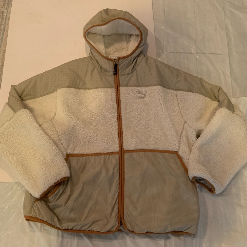 Puma Gridlock Men’s Sherpa Jacket Size XXL - Picture 3 of 11